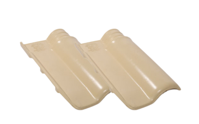 Telha Portuguesa Resinada Branca