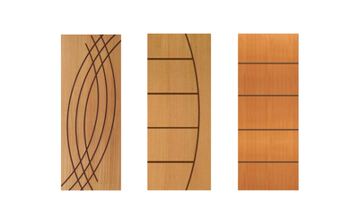 Porta Frisada - Acabamento tradicional